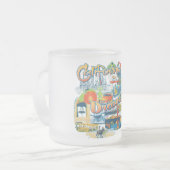 カリフォルニア・ドリーミング フロストグラスマグカップ (正面左)