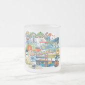 カリフォルニア・ドリーミング フロストグラスマグカップ (中央)
