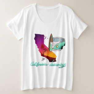 カリフォルニア·ドリーミング プラスサイズTシャツ
