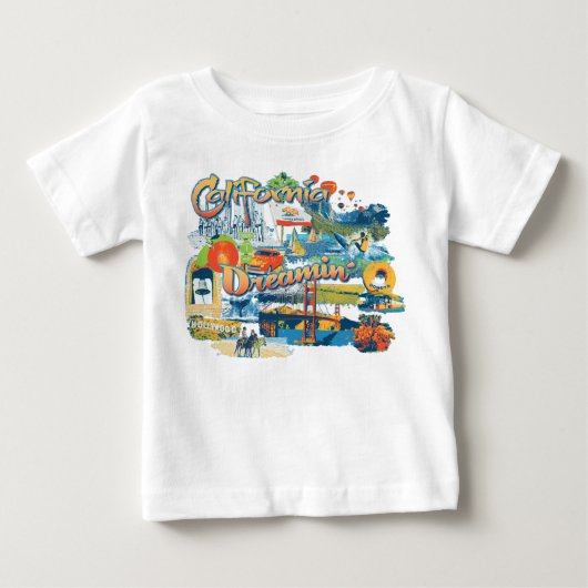 カリフォルニア・ドリーミング ベビーTシャツ (正面)