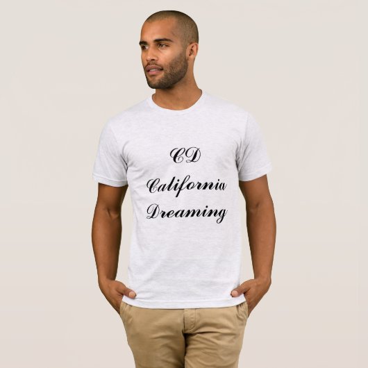 カリフォルニア・ドリーミング・モノグラム Tシャツ (正面フル)