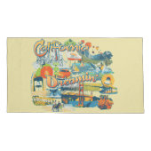 カリフォルニア・ドリーミング 枕カバー (裏面-左)