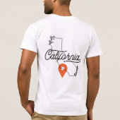 "カリフォルニア・ドリーミング" Tシャツ (裏面)