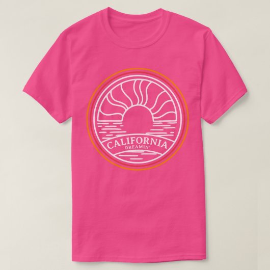 カリフォルニア・ドリーミン1 Tシャツ (デザイン正面)