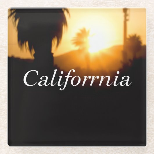 カリフォルニア ドリーミン ガラスコースター (正面)