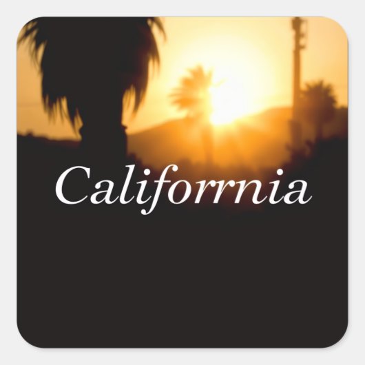 カリフォルニア ドリーミン スクエアシール (正面)