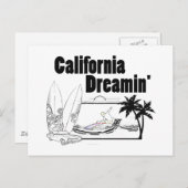 カリフォルニア・ドリーミン ポストカード (正面/裏面)