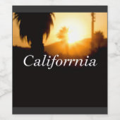 カリフォルニア ドリーミン ワインラベル (シングルラベル)