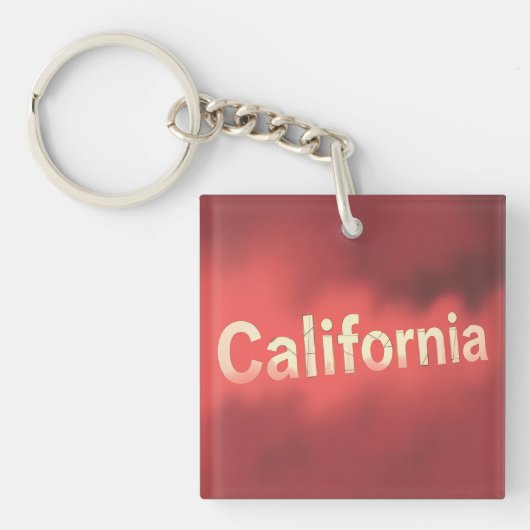 カリフォルニア ドリーム バイブス キーホルダー (正面)