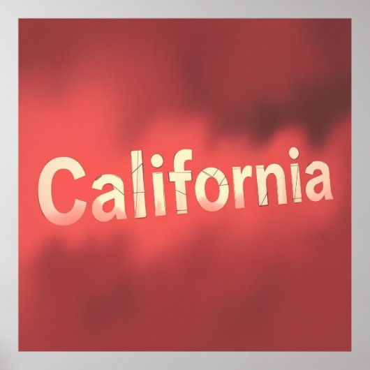 カリフォルニア ドリーム バイブス ポスター (正面)