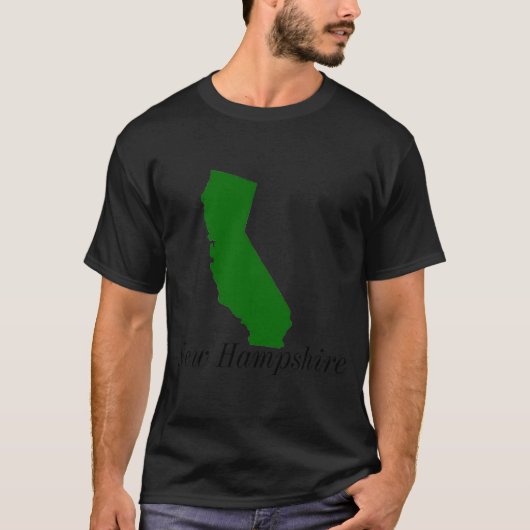 カリフォルニア ニューハンプシャー Tシャツ (正面)