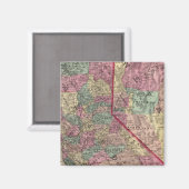 カリフォルニア、ネバダ3 マグネット (正面/裏面)