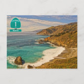 カリフォルニア・ハイウェイ1葉書 ポストカード (正面)