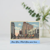 カリフォルニア、ハリウッド大通り ポストカード (スタンド正面)