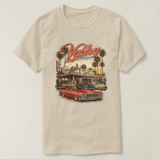 カリフォルニア バレー レトロ Tシャツ | ビンテージ ガスステーション
