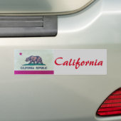 カリフォルニア バンパーステッカー (車上)