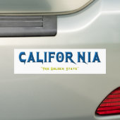 カリフォルニア バンパーステッカー (車上)