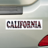 カリフォルニア バンパーステッカー (車上)