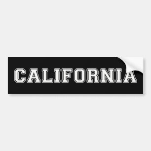 カリフォルニア バンパーステッカー