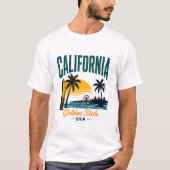 カリフォルニア パシフィックコーストの旅 Tシャツ (正面)