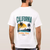カリフォルニア パシフィックコーストの旅 Tシャツ (裏面)
