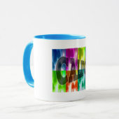 「カリフォルニア」パームカラフルカップ マグカップ (正面左)