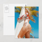 ☆カリフォルニア☆ビキニ☆ブロンド☆ビーチ☆バーベ☆ ポストカード (正面/裏面)