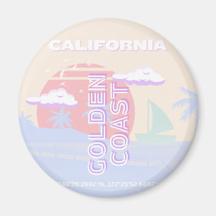 カリフォルニア、ビーチ、トラベルアート、パステル名門私立校風のホテル マグネット