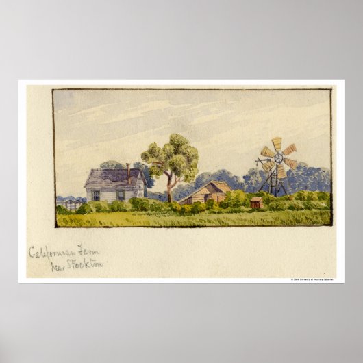 カリフォルニア・ファーム、ニアストックトン ポスター (正面)