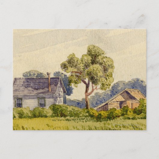 カリフォルニア・ファーム、ニアストックトン ポストカード (正面)