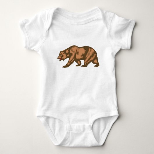カリフォルニア・ベア ベビーボディスーツ (正面)