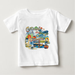 カリフォルニア ベビーTシャツ