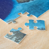 カリフォルニア、ベリーズ。青い穴の上空表示(直径) ジグソーパズル (側面)