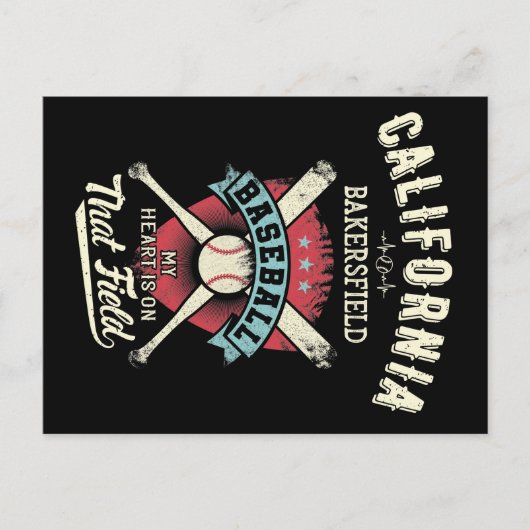 カリフォルニア・ベーカーズフィールド野球 ポストカード (正面)
