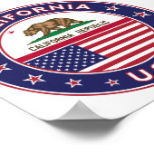 カリフォルニア ポスター (角)