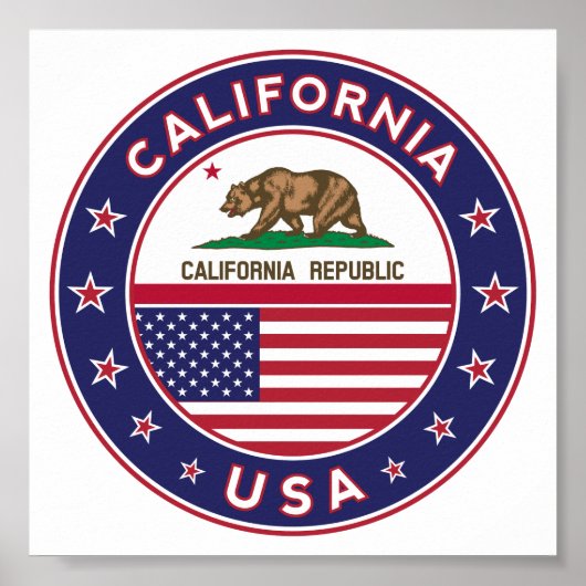 カリフォルニア ポスター (正面)