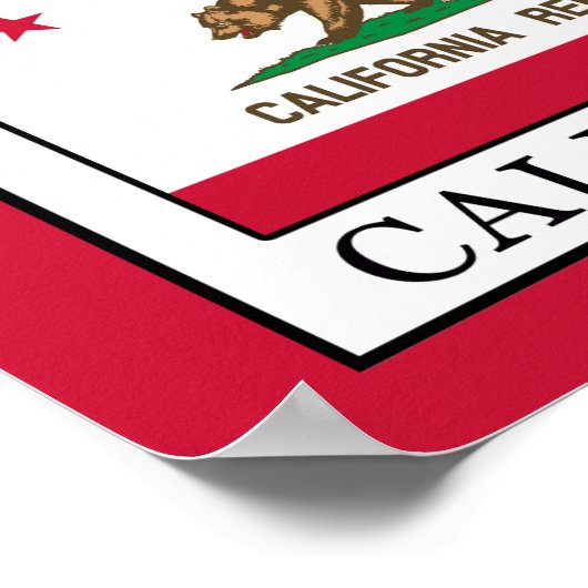 カリフォルニア ポスター (角)