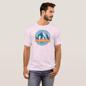 カリフォルニア ポレモニウムピーク 星 月 Tシャツ (正面フル)
