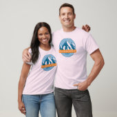 カリフォルニア ポレモニウムピーク 星 月 Tシャツ (ユニセックス)