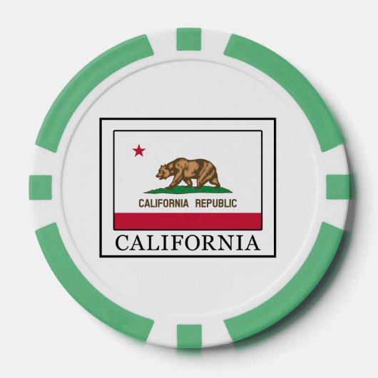 カリフォルニア ポーカーチップ (正面)
