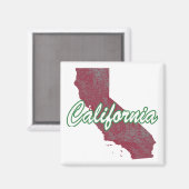 カリフォルニア マグネット (正面/裏面)