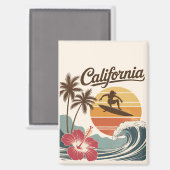 カリフォルニア マグネット (正面/裏面)