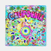 カリフォルニア ミスティック ダンス マグネット (正面)