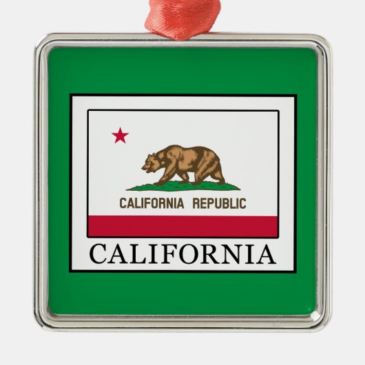 カリフォルニア メタルオーナメント (正面)