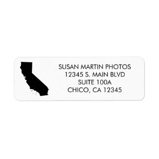 カリフォルニア モダン ミニマリスト あなたの色 ラベル