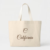カリフォルニア・モノグラム ラージトートバッグ (正面)