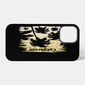 カリフォルニア ヤシの木 iPhoneケース (裏面横)
