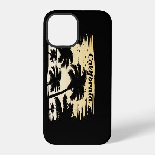 カリフォルニア ヤシの木 iPhoneケース (裏面)