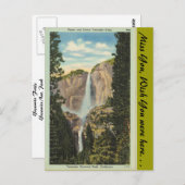 カリフォルニア、ヨセミテ秋 ポストカード (正面/裏面)