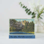 カリフォルニア、ヨセミテ秋 ポストカード (スタンド正面)